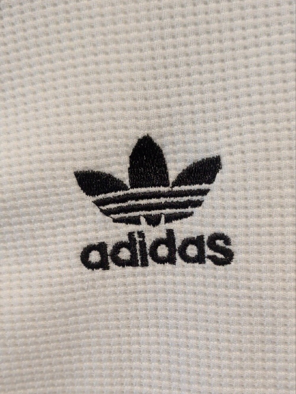 BNWOT Adidas White and Black Cropped Bomber Zip Top - Picture 4 of 6